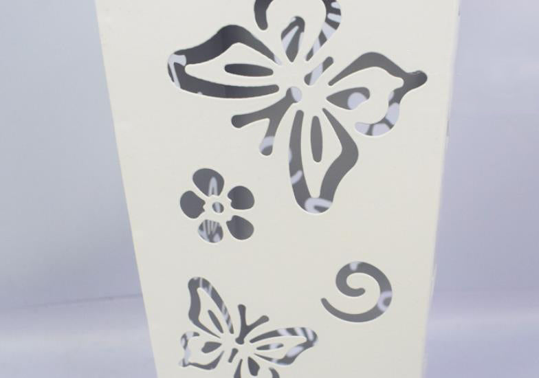 LZINA™ | Solar Butterfly Rose Pattern Hollow Column LED Outdoor Waterproof Decorative Lamp