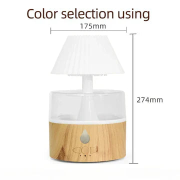 LZINA™ | Rain Cloud Humidifier - Cool Mist Aromatherapy Diffuser, USB-Powered with Night Light