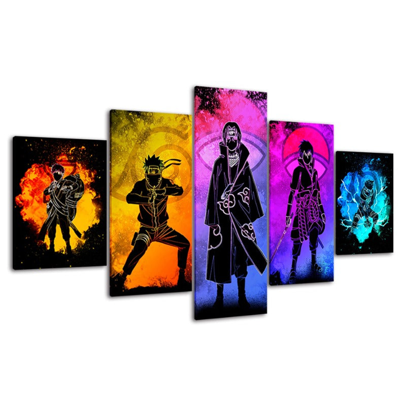 LZINA™ | 5 piece Naruto Anime - canvas wall art painting