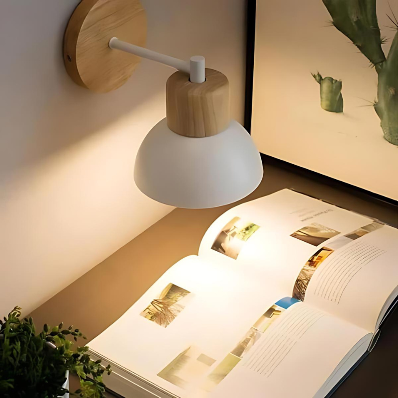 BowLift — Stylish Wooden Wall Lamp for a Harmonious Home Atmosphere