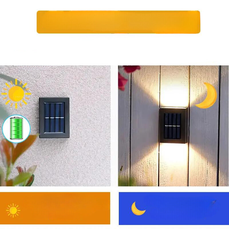 LZINA™ | Solar-powered terrace wall light