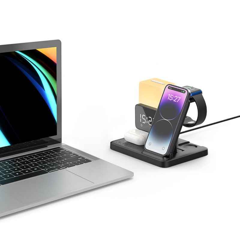 LZINA™ | Multi-Functional Night Light Clock Wireless Charger