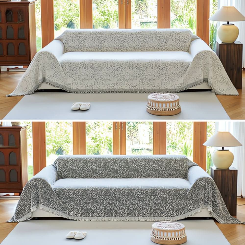 BowLift | Reversible Microfiber Sofa Cover, Non-Slip and Easy to Care for