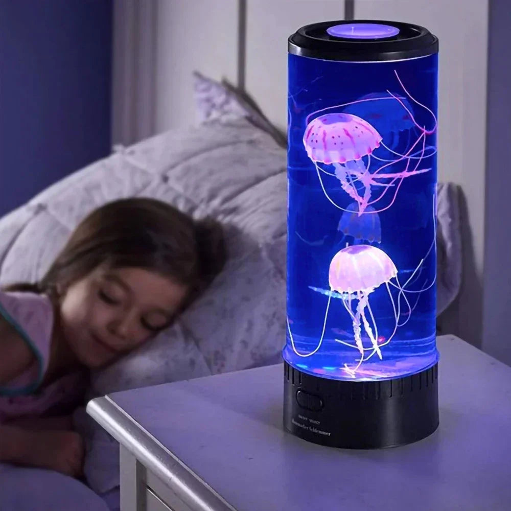 BowLift Jellyfish Lamp – Color-Changing LED Light, USB or Battery Powered