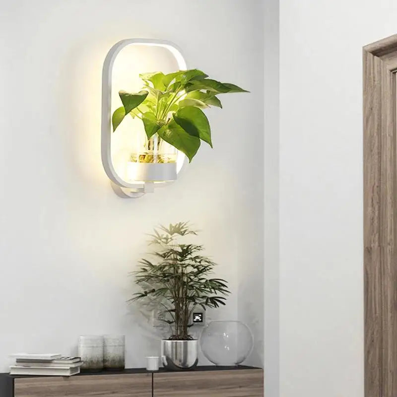 BowLift | Luminaire Sconce — Elegant Plant Wall Light for Indoor Greenery