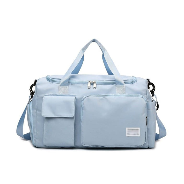 LZINA™ | Multi-Pocket Travel Bag, Sports and Gym Duffle with Separate Shoe Compartment