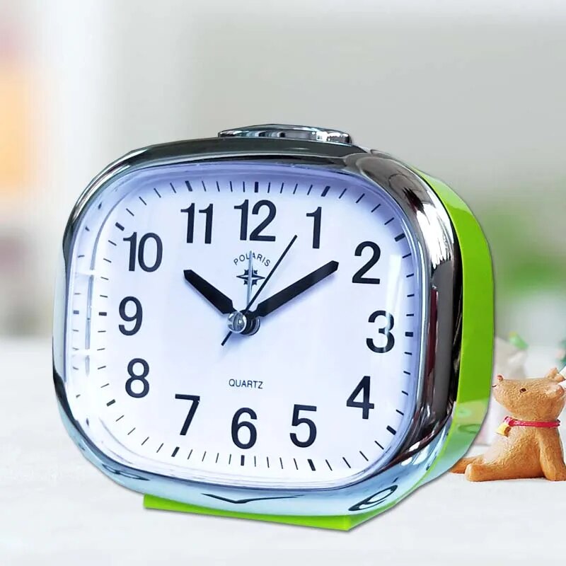 LZINA™ | Silent Night bedside clock – Alarm clock with night light and snooze function