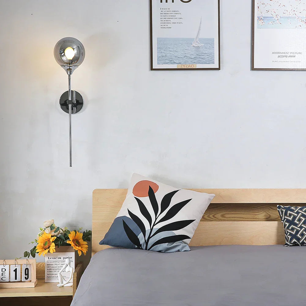 BowLift Wall Light – Scandinavian Modern Glass