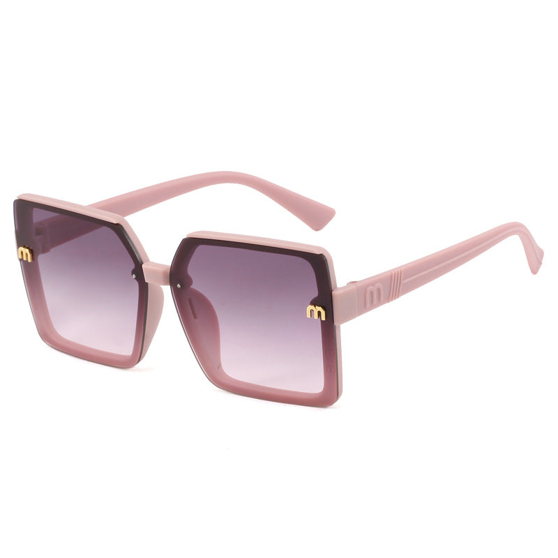 Women's stylish square sunglasses with mirrored gradient Bowlift