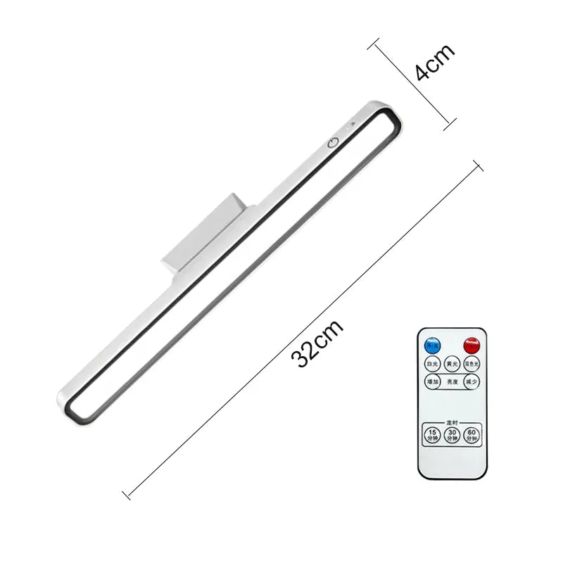 BowLift Rechargeable Magnetic Desk Lamp — Cordless LED Light with Magnetic Mount