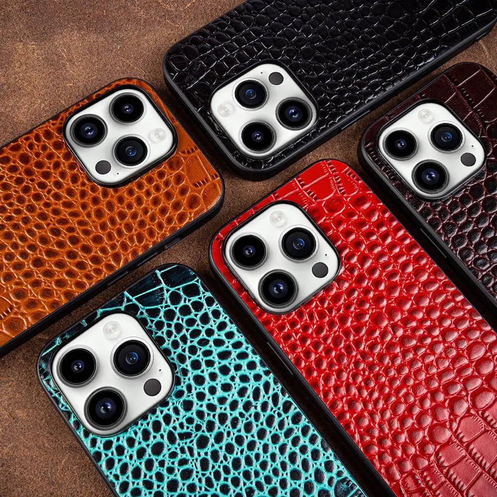 LZINA™ | Cosmo genuine leather iPhone case