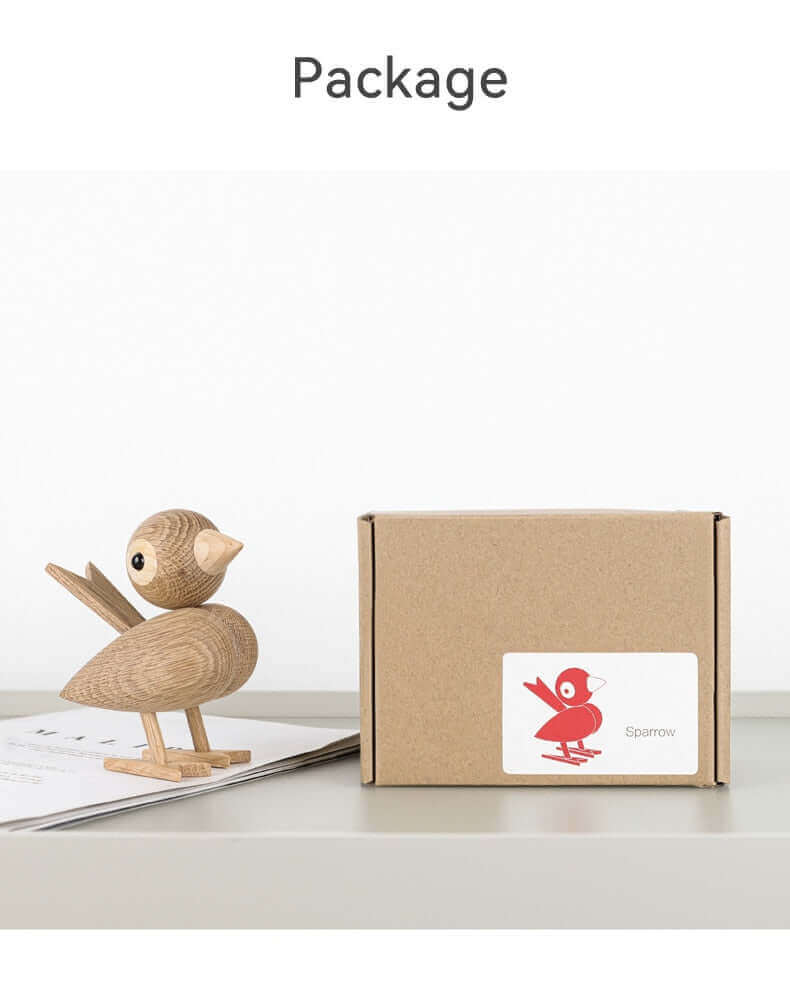 LZINA™ | A little bird told me, Nordic wooden ornament