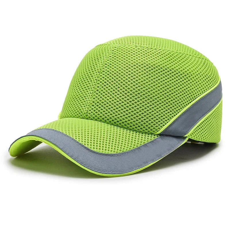 LZINA™ | Red Safety Bump Cap - Helmet with hard ABS inner core for head protection at home, work, and factory
