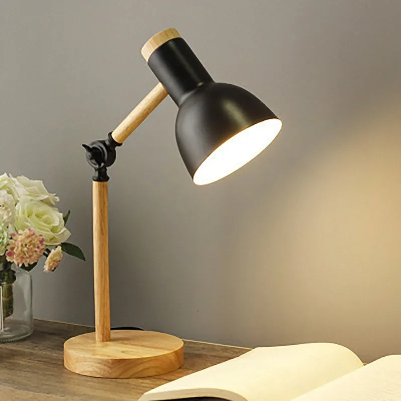 BowLift Dyed Wooden Table Lamp – Bold Color, Warm Ambient Glow
