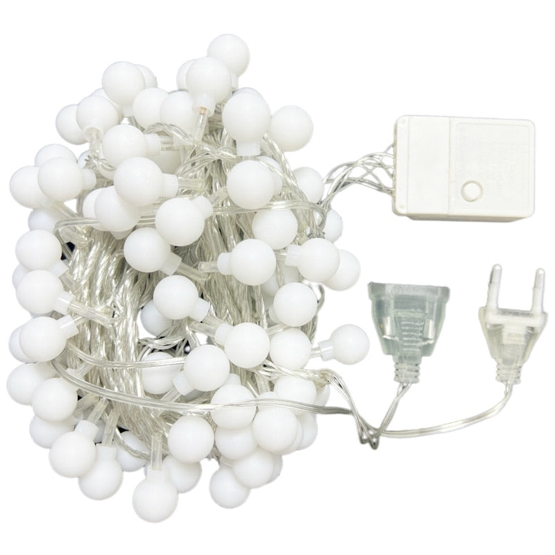 BowLift LED Fairy Bubble String Lights – Festive Sparkle for Holiday Decor