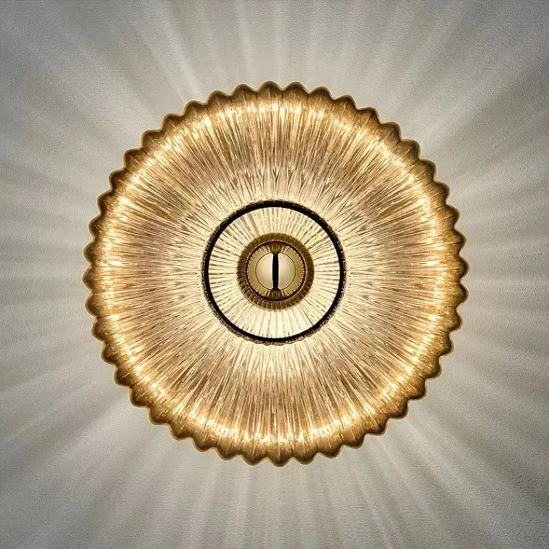 LZINA™ | Modern Glass Wall Light for a Sleek, Ambient Glow