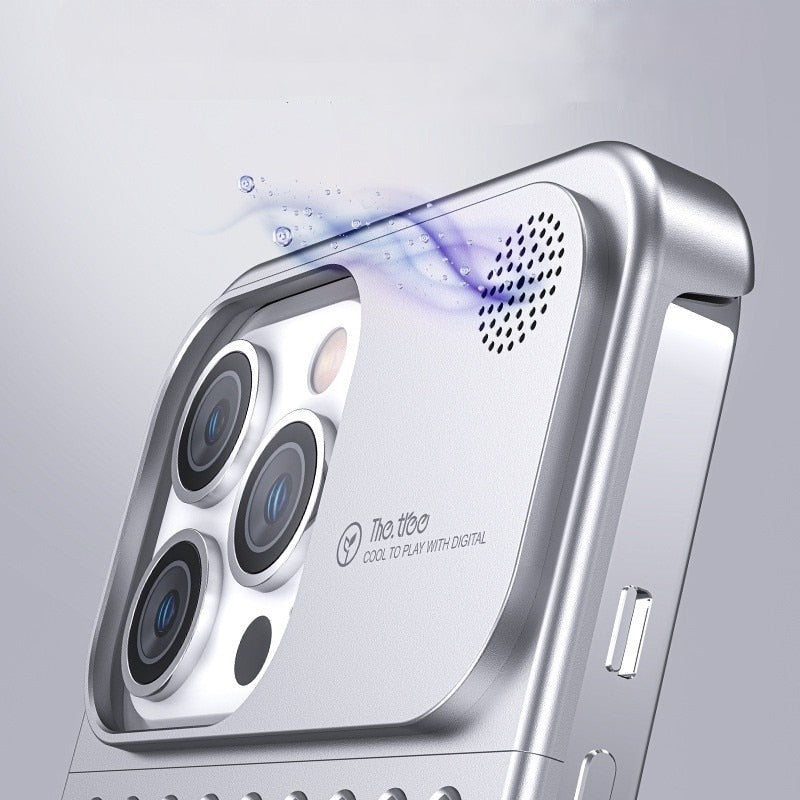 LZINA™ | Metal Vent Premium Aluminum Alloy iPhone Case