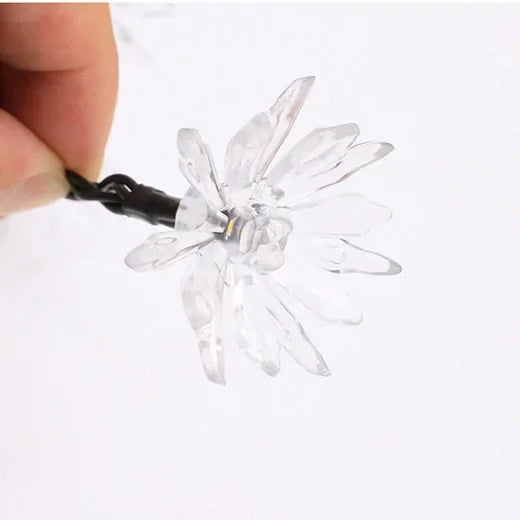 BowLift Peach Blossom Fairy Lights - Delicate LED String Lights for a Warm, Cozy Glow