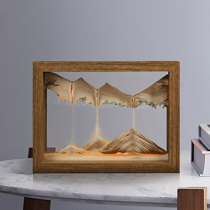 LZINA™ | Solid wood 3D rotating sand painting