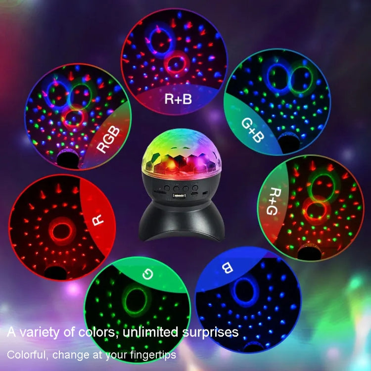 BowLift Home LED Magic Ball Lights — RGB Bounce Ambient Lamps with Sound-Reactive Balls, Black Charging Model, 5W