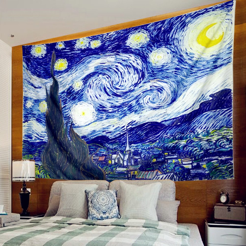LZINA™ | Starry Night Wall Tapestry