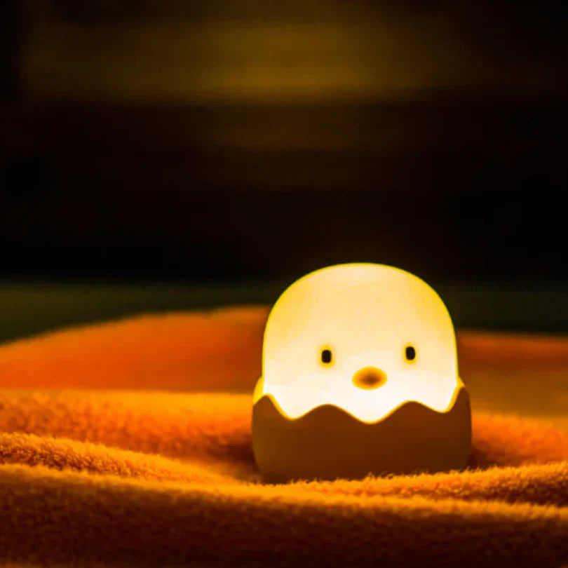 LZINA™ | Chick Night Light for Children – Cute LED Lamp in Egg Design for the Children's Room