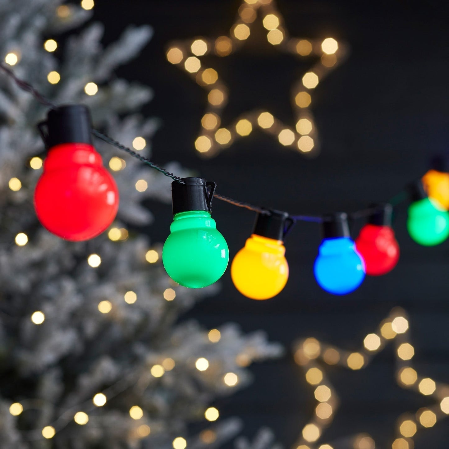 LZINA™ | 30 LED Fiesta Party String Lights multicolored