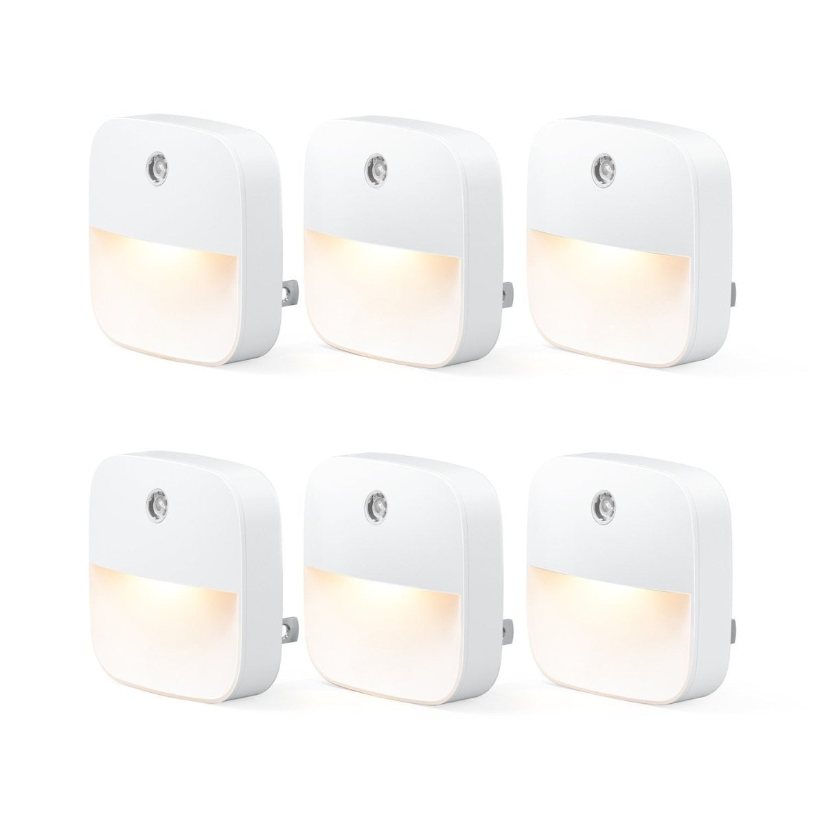 LZINA™ | Energy-saving socket night lights with auto sensor (6-pack)