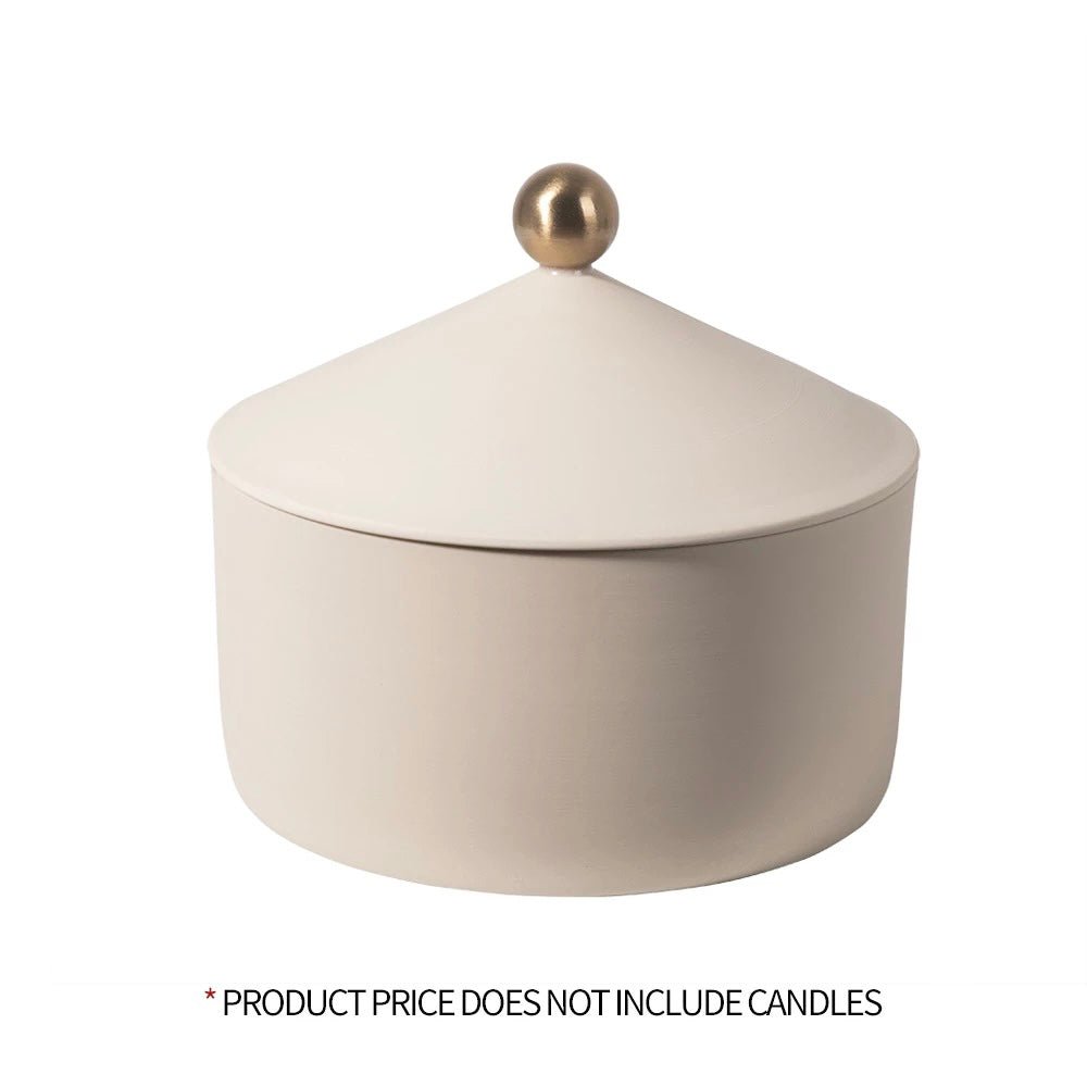 LZINA™ | Ceramic Storage Candle Container with Lid