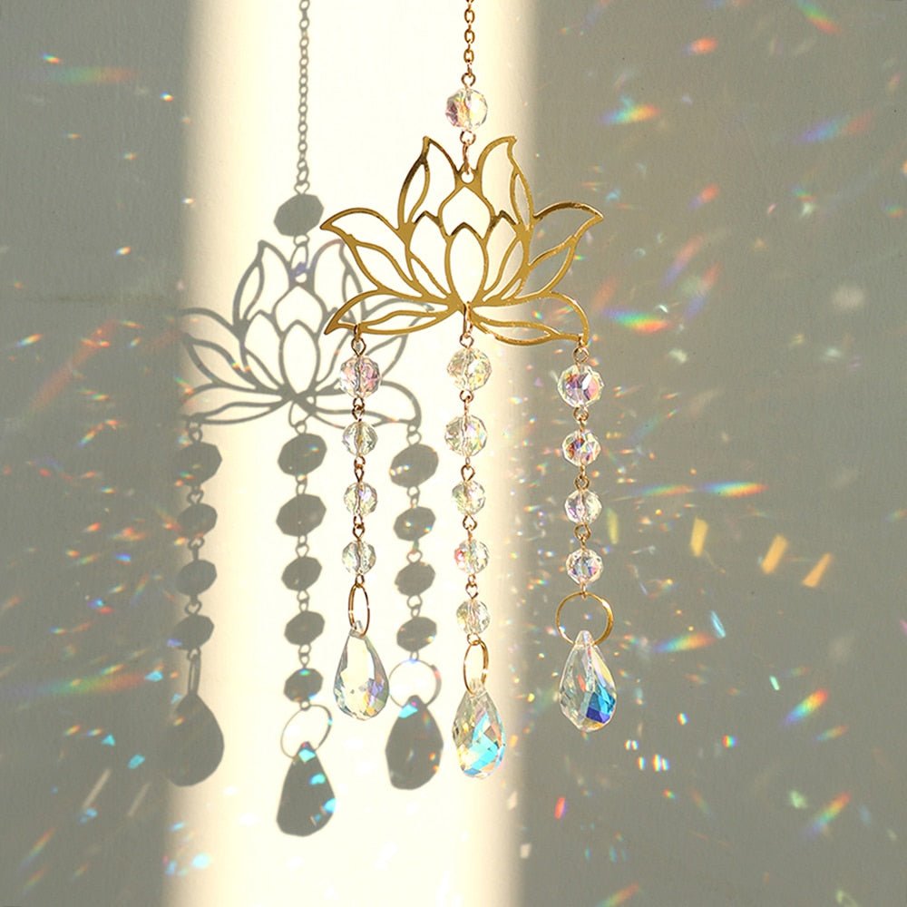 LZINA™ | Chakra Crystal Lotus Sun Collector