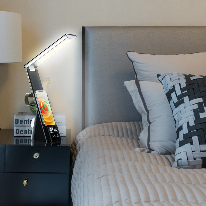 BowLift Desk Lamp with Wireless Charger — Sleek, Modern Lighting for Your Desk
