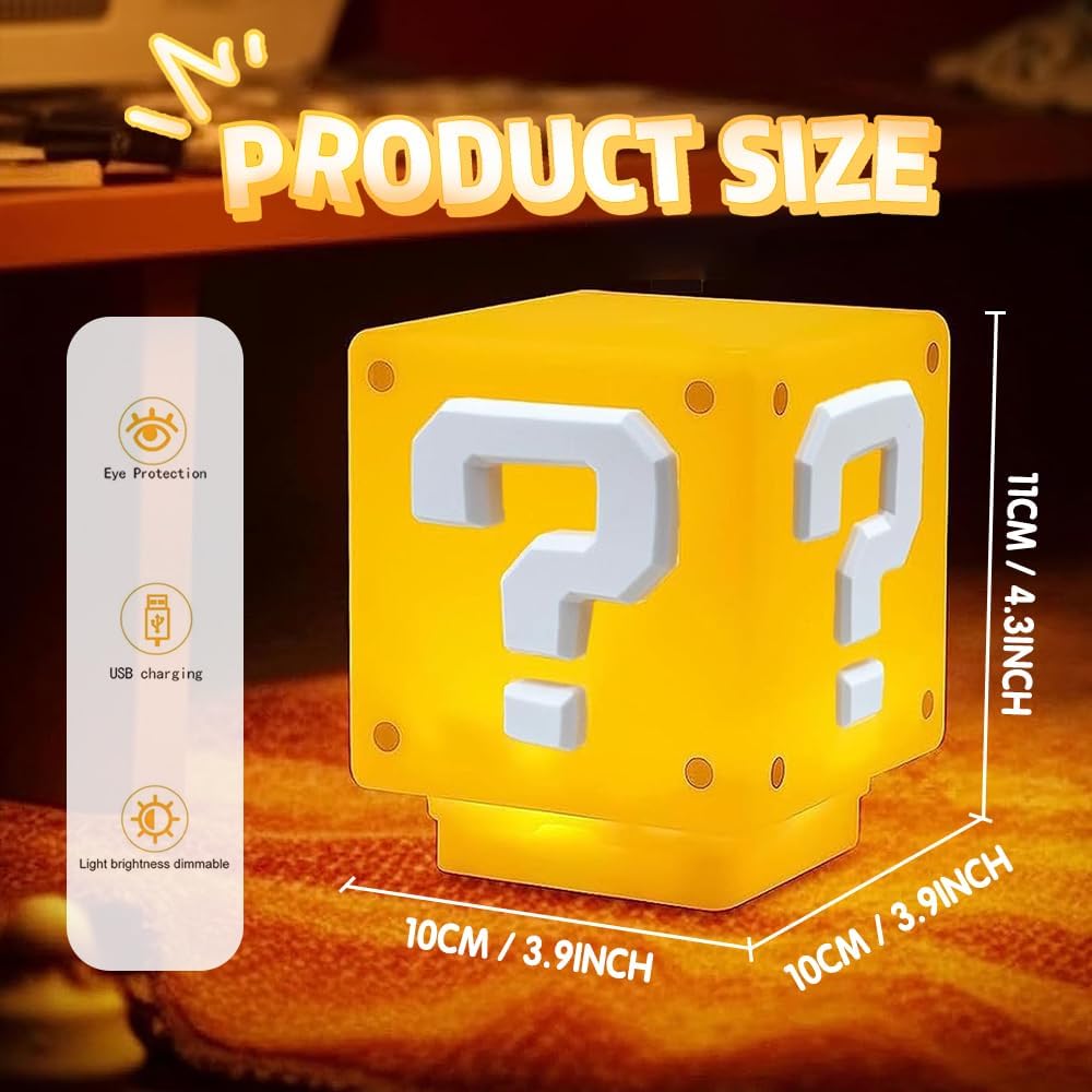 LZINA™ | Super Mario 3D LED Question Block Night Light