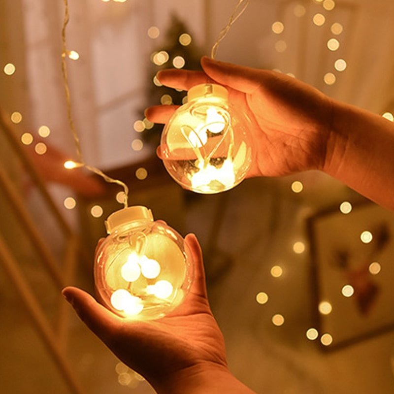 BowLift Heart-Shaped Fairy Light String