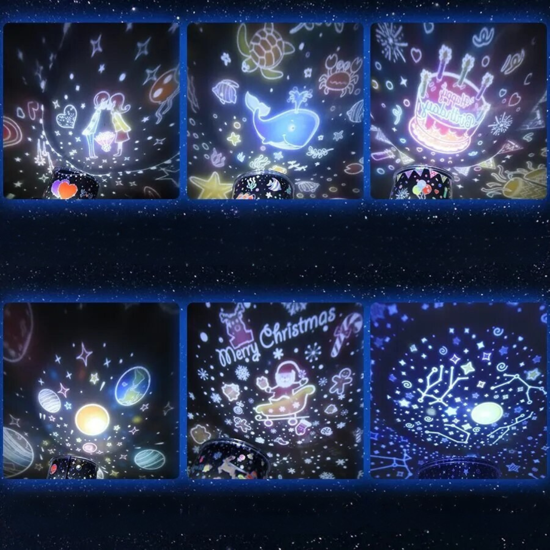 LZINA™ | Night Light Star Projector for Kids Bedroom