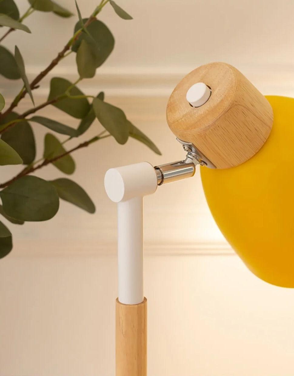 BowLift Nordic Table Lamp – Wood & Iron Finish