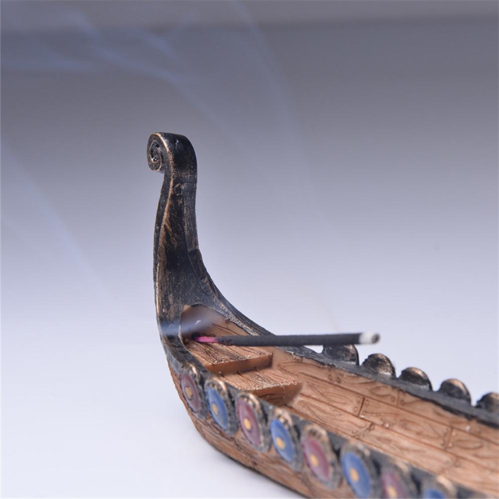 LZINA™ | Retro Dragon Boat Incense Holder