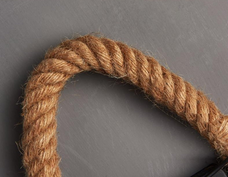 BowLift Vintage Rope Wall Light - Rustic Charm with Warm Glow