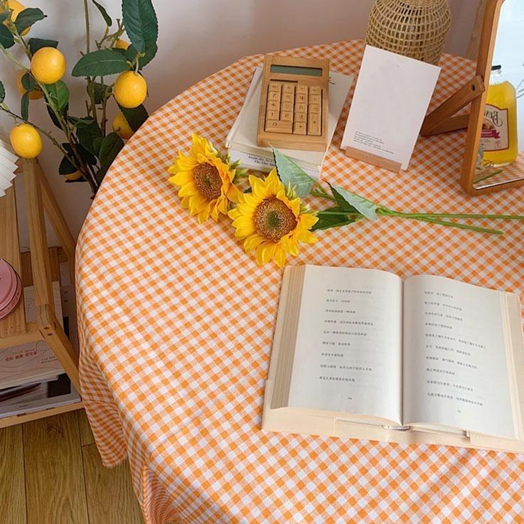 LZINA™ | Clementine Gingham Picnic Blanket