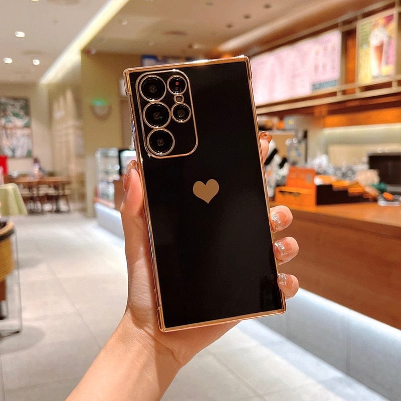 LZINA™ | Samsung phone cases | Luxurious, shock-resistant, plated square case