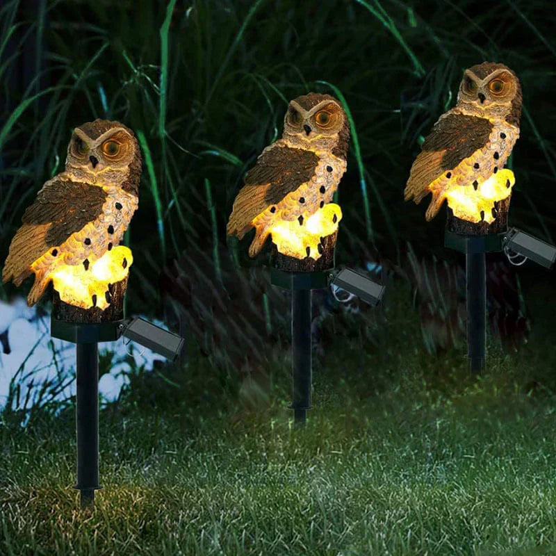 LZINA™ | Solar powered Owl Garden Lamp - OwlGlow