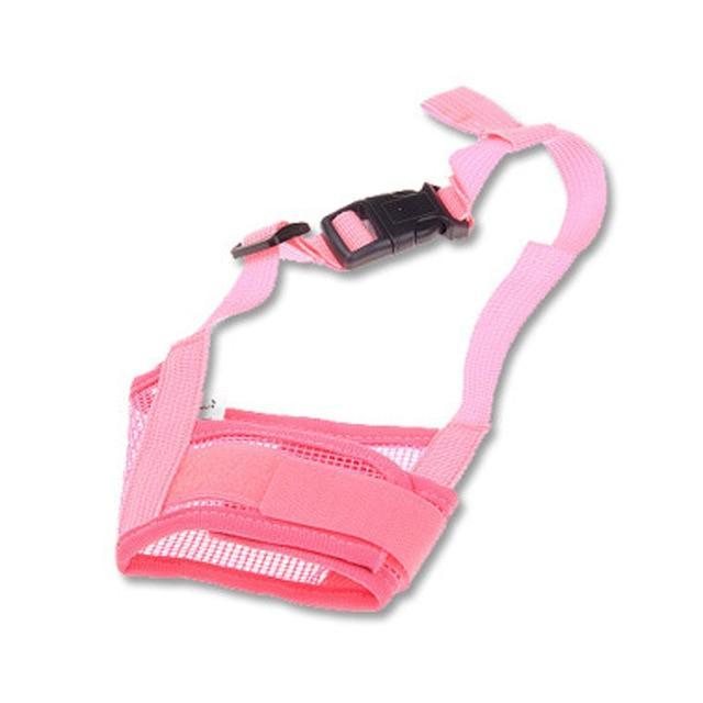 LZINA™ | Pet Dog Adjustable Mask Bark Bite Mesh Mouth Muzzle Grooming Anti Stop Chewing