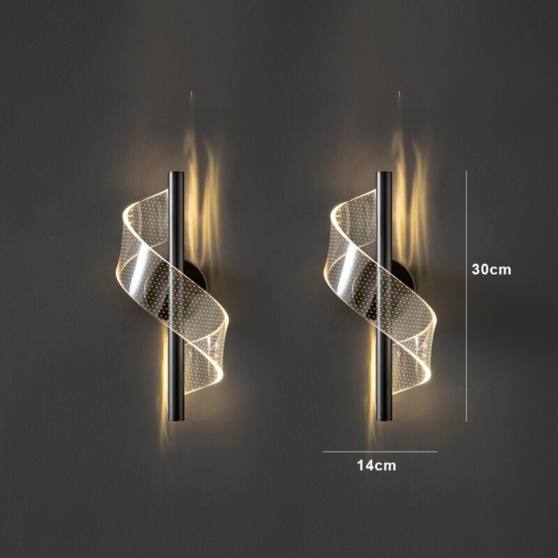BowLift Luxury Glass Wall Lamp with Candle Holder – Elegant Glass Wall Sconce for Ambient Lighting