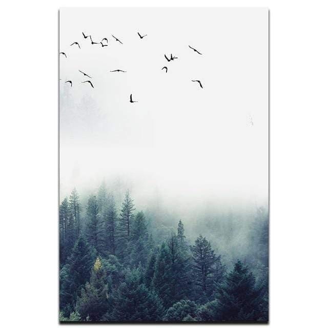 LZINA™ | 3-piece Nordic Forest Landscape Wall Art