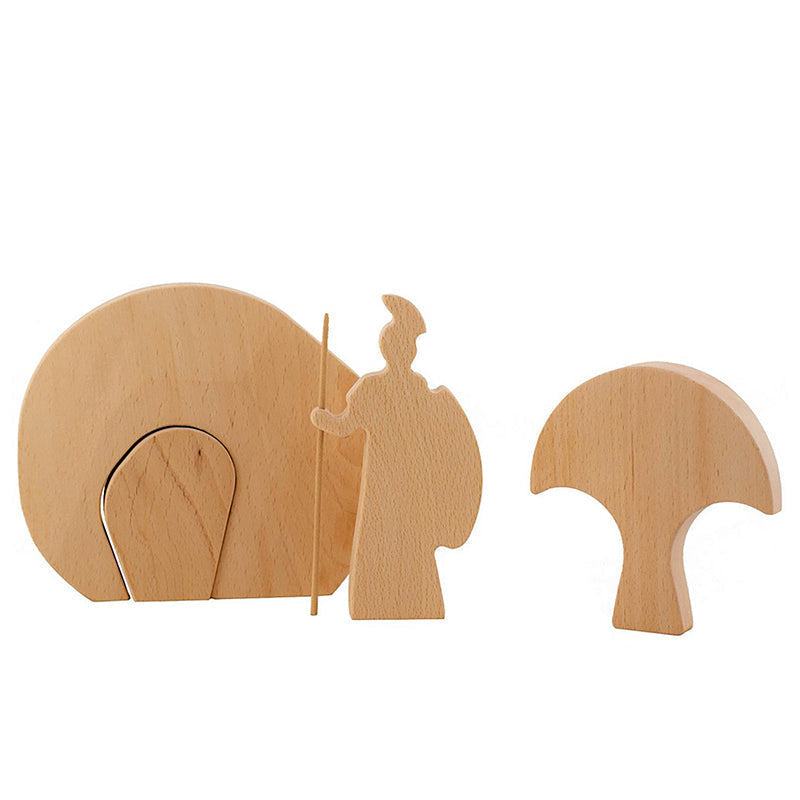 LZINA™ | Easter Scene Wooden Decoration