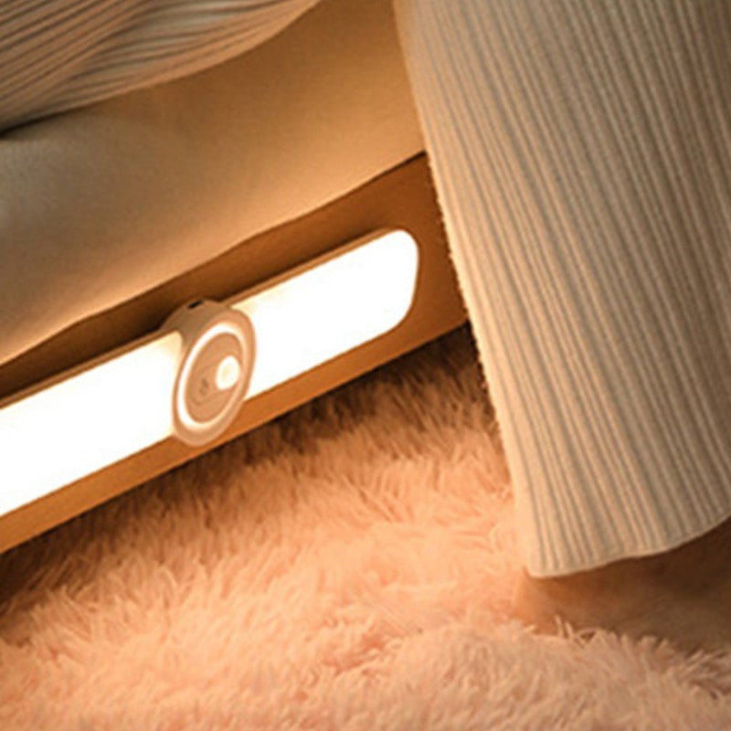 LZINA™ | Mini Wireless Rechargeable Night Light with Motion Sensor, for Closet, Bedside, Bathroom, Stairs