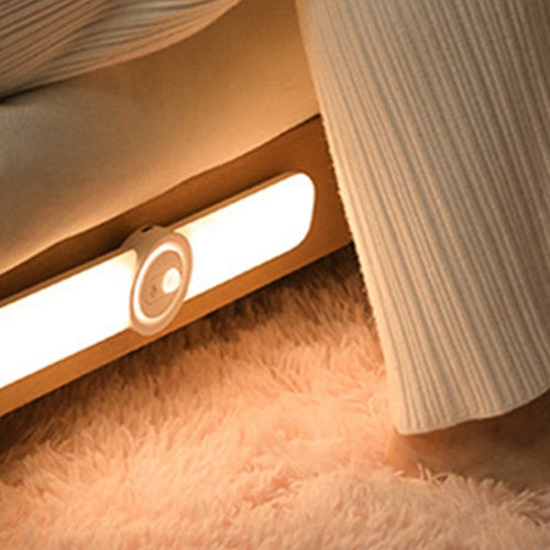 LZINA™ | Mini Wireless Rechargeable Night Light with Motion Sensor, for Closet, Bedside, Bathroom, Stairs
