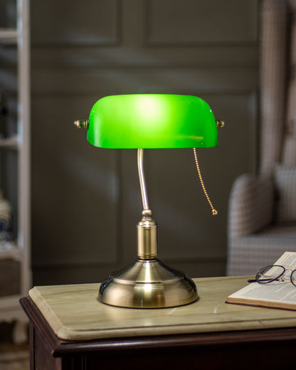 BowLift Classic Banker Desk Lamp – Timeless Elegance for Your Workspace