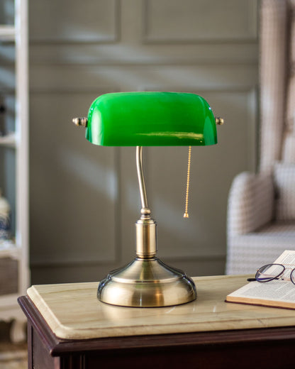 BowLift Classic Banker Desk Lamp – Timeless Elegance for Your Workspace