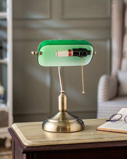 BowLift Classic Banker Desk Lamp – Timeless Elegance for Your Workspace