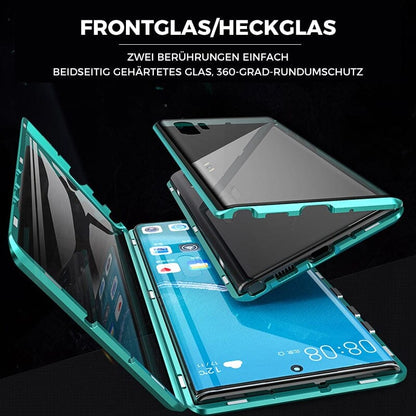 LZINA™ | Samsung magnetic tempered glass double-sided phone case